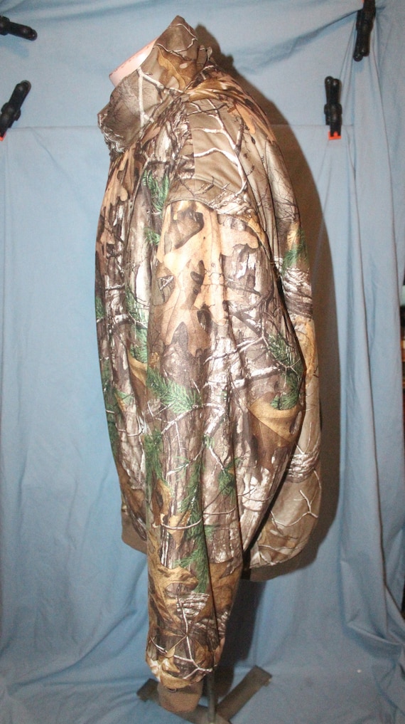 Cabela's Realtree Woodland Camo Hunting Jacket Conver… Gem