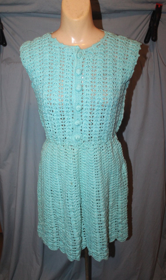 Beautiful Hand Crocheted Dress by Tricia Jack Butt