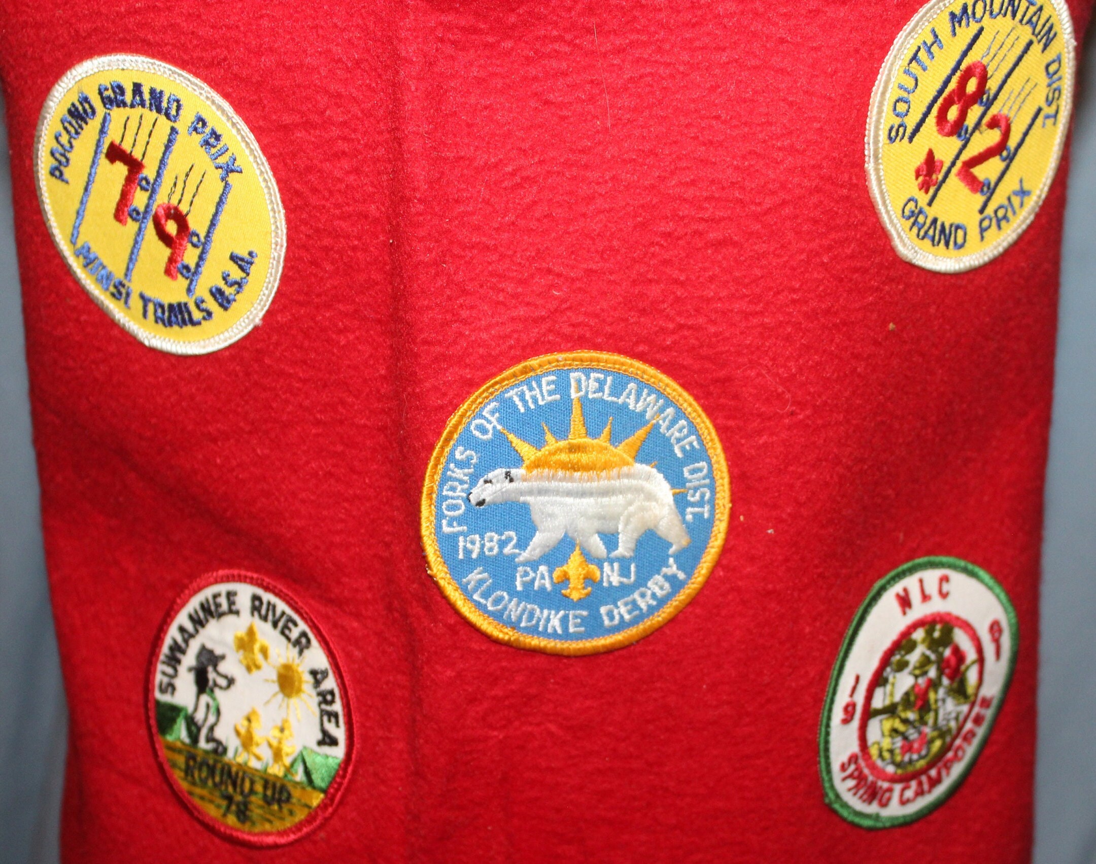 Boy Scout Patch Vest & Patches Camporee District Etsy