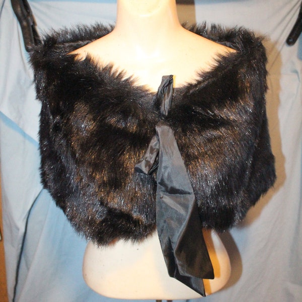 Faux Fur Capelet Etsy