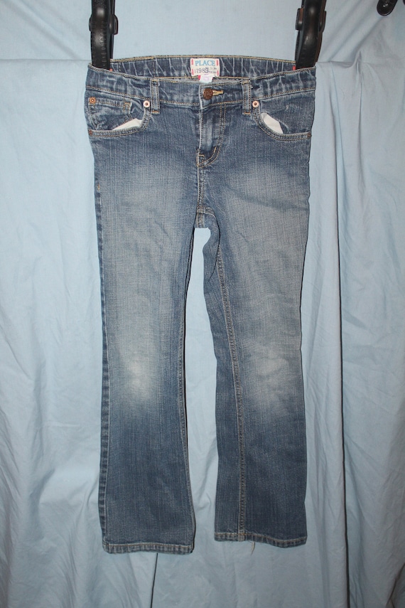 Place 1989 Blue Denim Bootcut Stretch Jeans - Siz… - image 1