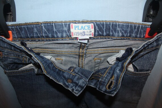 Place 1989 Blue Denim Bootcut Stretch Jeans - Siz… - image 4