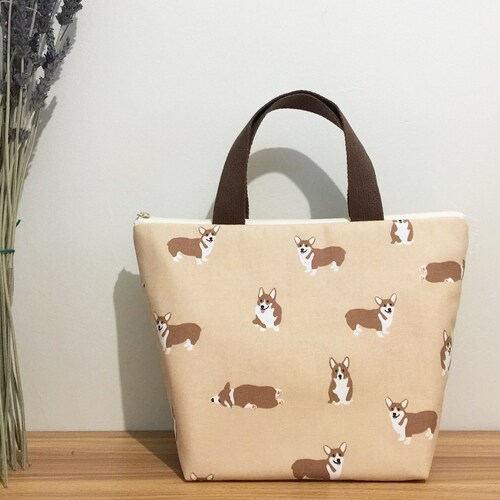 corgi lunch bag