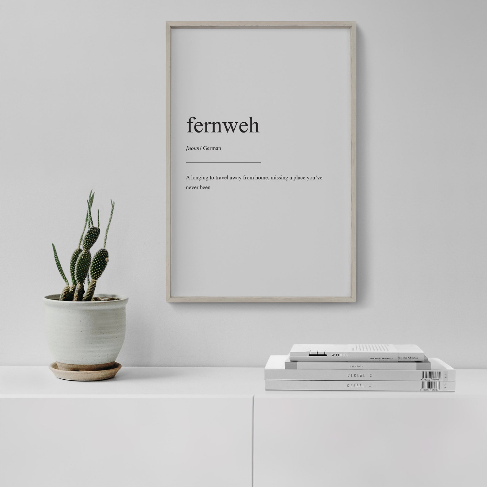Fernweh definition definition print word art printable Etsy