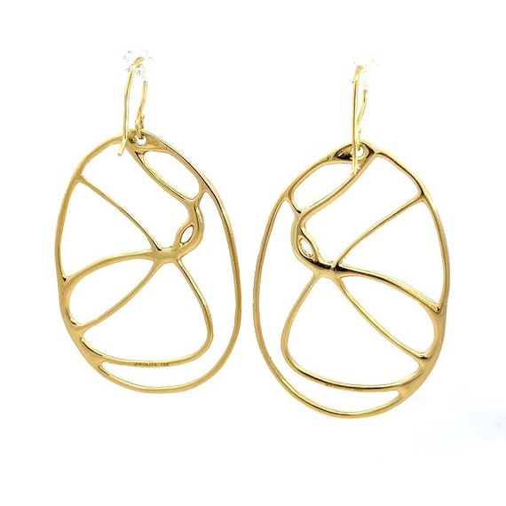 Ippolita Drizzle Diamond Earrings 18k Yellow Gold… - image 3