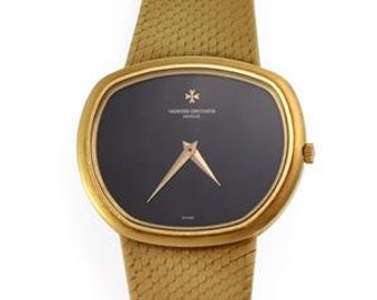 Vacheron Constantin 18k Yellow Gold Hand Wind Men's Wrist Watch
