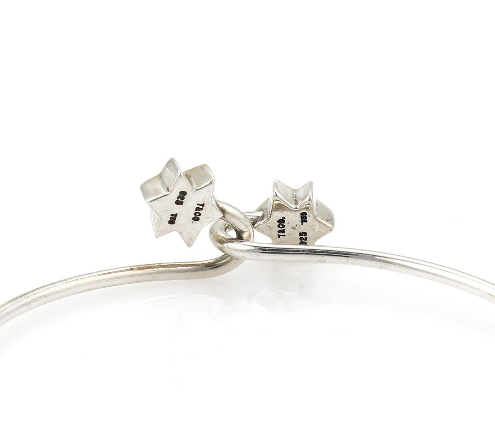 57385 - Tiffany & Co. Sterling Silver 18k Yellow Gold Stars