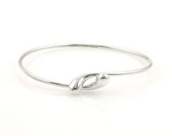 Tiffany & Co. Peretti Bangle Teardrop Collection in Sterling Silver by Style