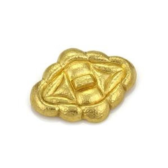 Ilias Lalaounis 18k Yellow Gold Hammered Fancy Bro
