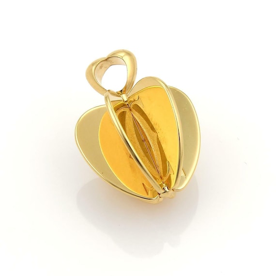 Cartier Double C 18k Yellow Gold 3D Spinner Apple… - image 3