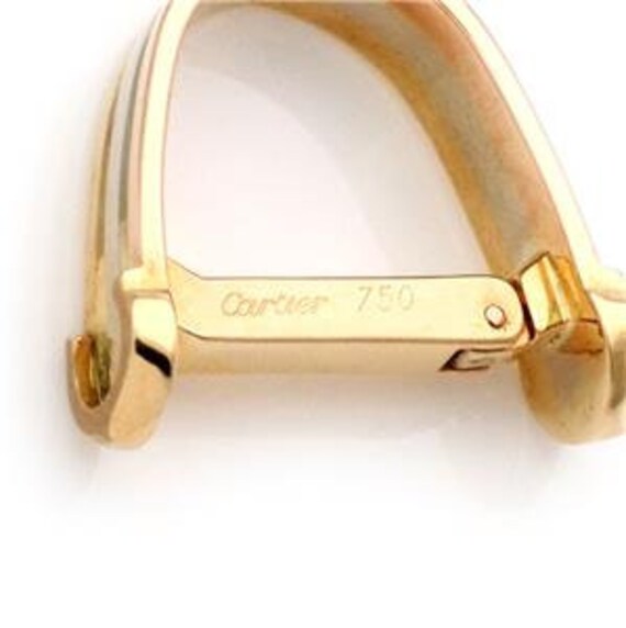 Cartier 18k Tri-color Gold Oval Shape Flex Cufflinks - Etsy