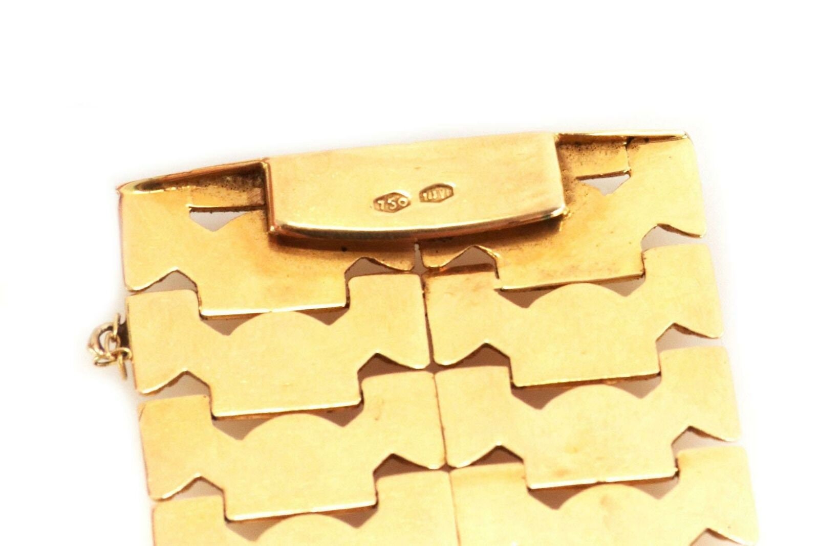 18K Gold Shaped Buckle Bracelet … curated on LTK