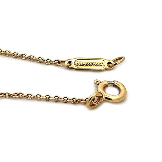 Tiffany & Co. 18k 1837 Collection Yellow Gold Double Ring Pendant