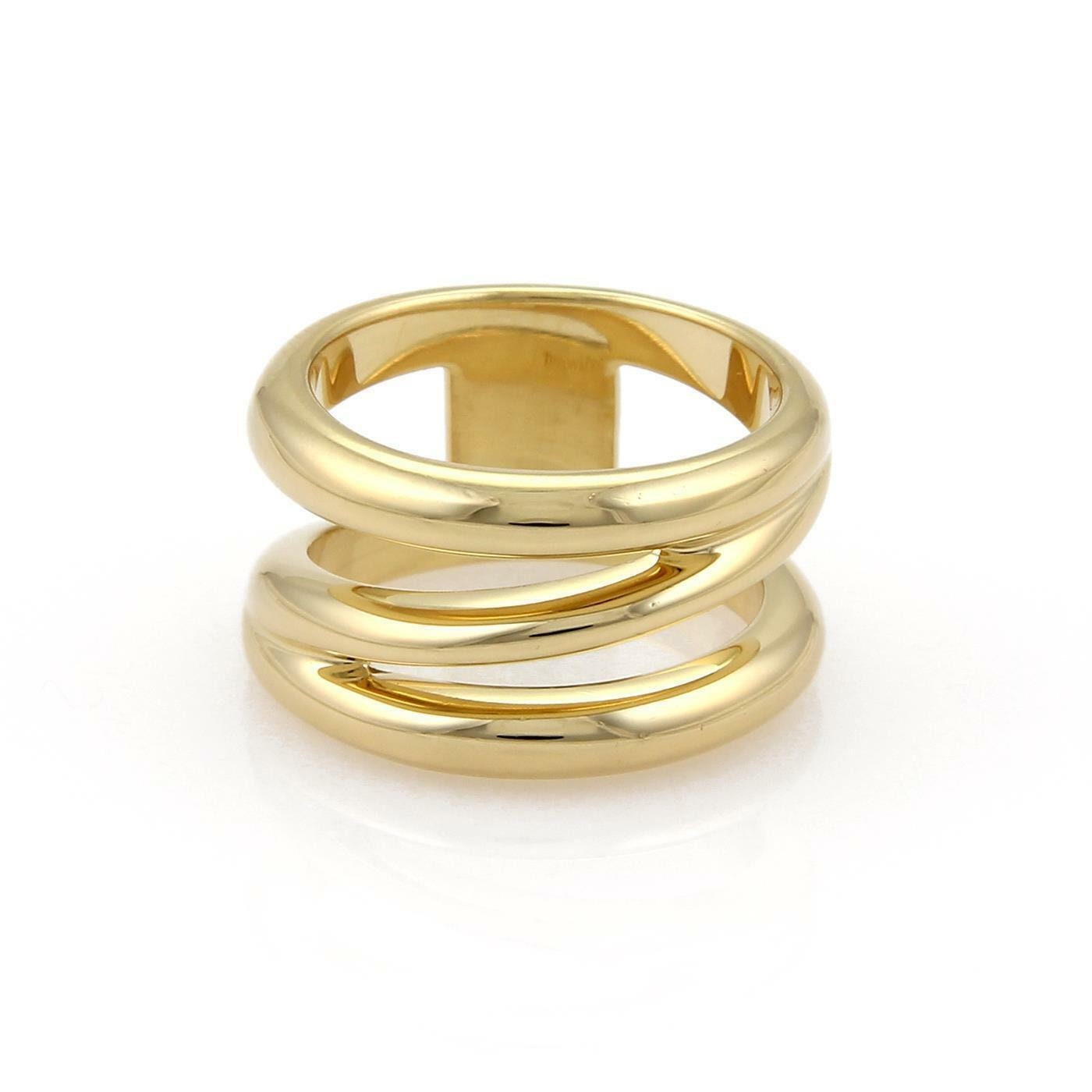 【即完売】18k OLD Tiffany&Co. リング Tiffany & Co. Vintage 18k Yellow Gold 12mm Wide Open Band