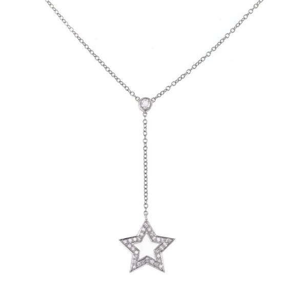 tiffany and co star lariat necklace