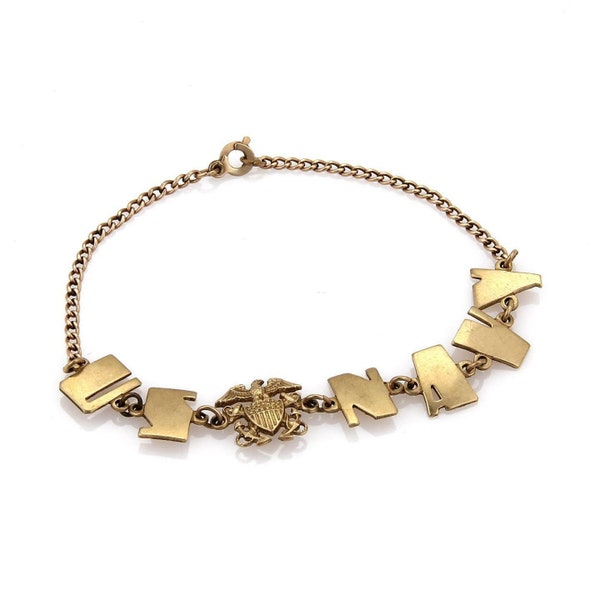 Us Navy Bracelet Etsy