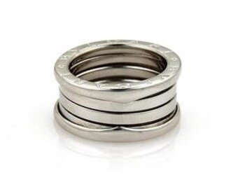 Bulgari B Zero-1 18k Gold 10mm Wide Band Ring Size EU 51 -US 5