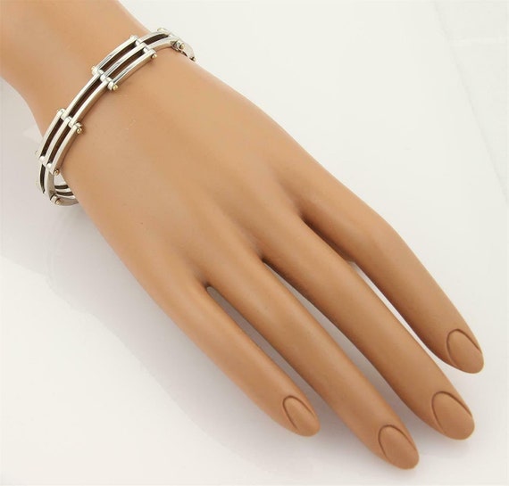 TIFFANY&Co. Gate Link Braceletゲートブレスレット Tiffany & Co Gatelink Bracelet 18K Gold & Sterling Silver Rare | eBay