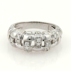 Basket weave diamond best sale ring
