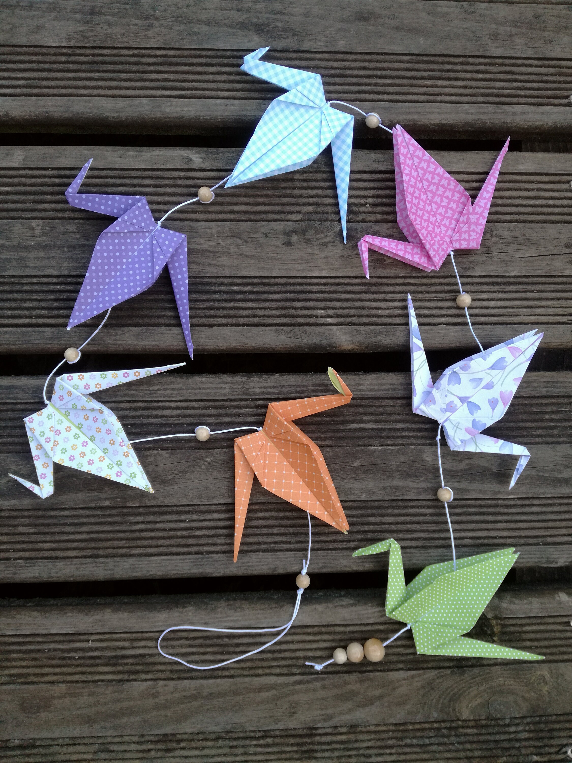 Guirlande Grue Origami Enfance
