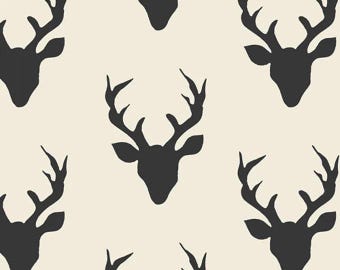 Hello Bear Buck Forest in Night by Bonnie Christine for Art Gallery Fabrics-Sold by the HALF YARD