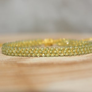 Peridot Bracelet - August Birthstone