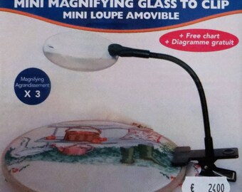 Mini removable Magnifier, DMC, 3 x magnification