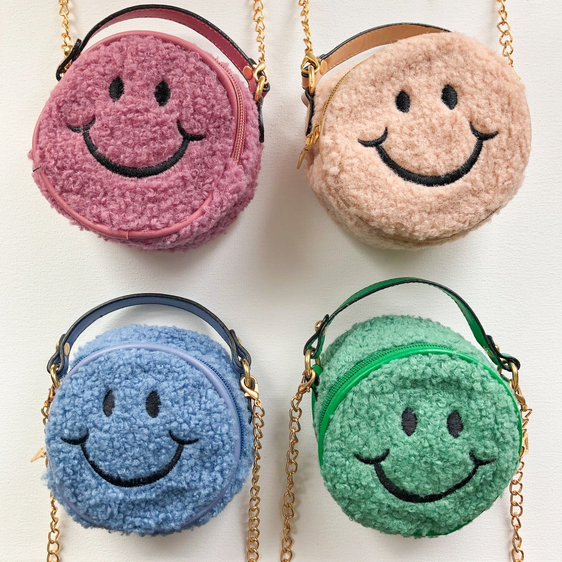 Smiley face Purse Happy Face girl tote Emoji girls tote Etsy
