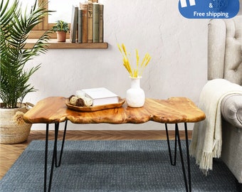 Small Coffee Table Mid-Century, Modern Table Home Decor