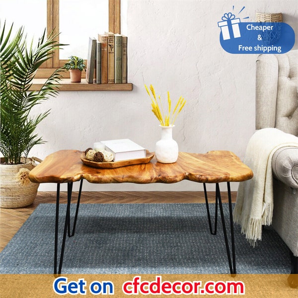 Small Coffee Table Mid-Century, Modern Table Home Decor