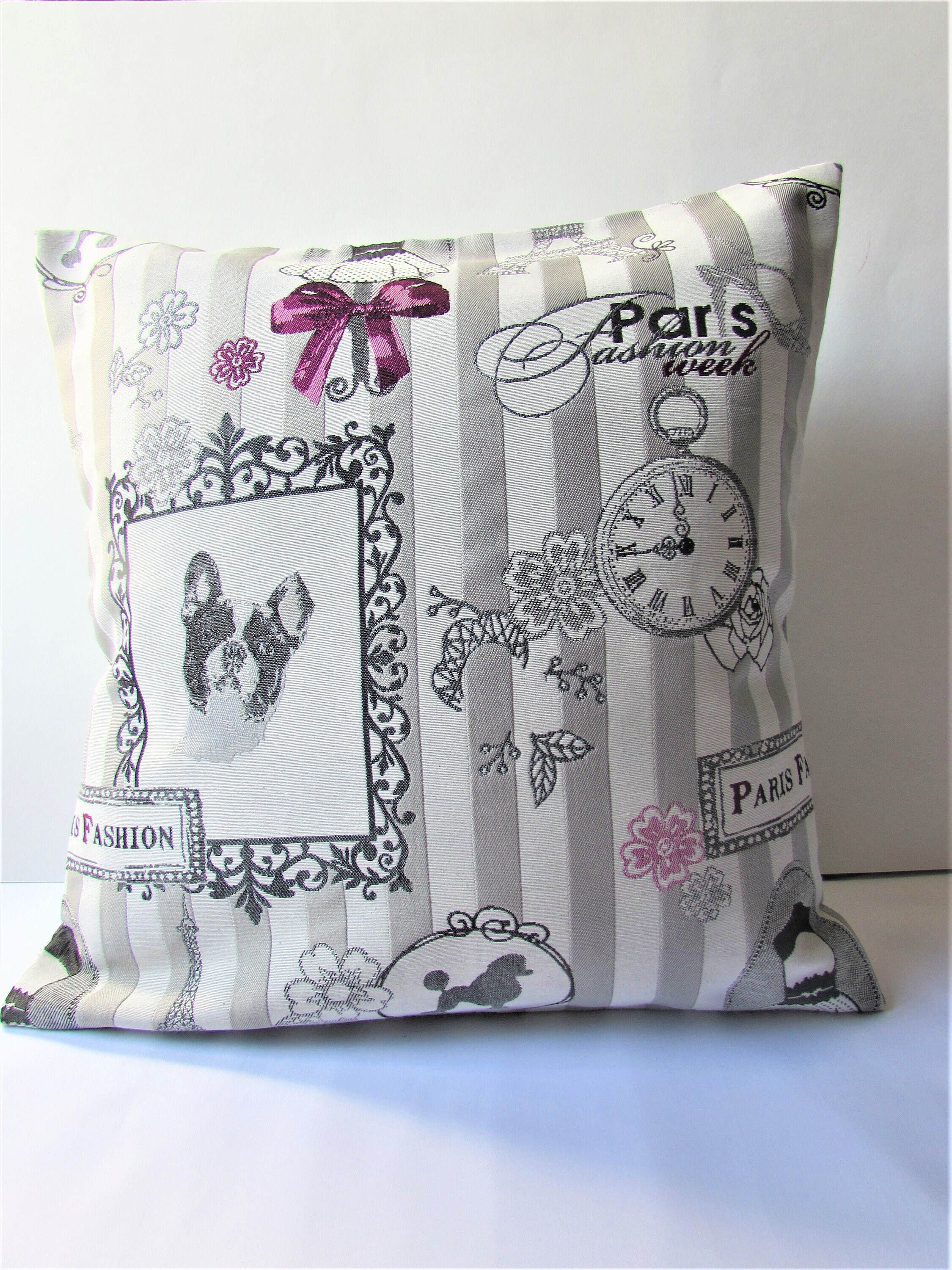 Housse de Coussins décoratif graphique - Mon Bouledogue Français
