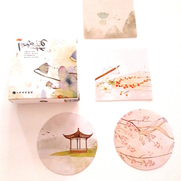 Stickers papiers japonais 40 pièces