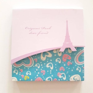 1 pack of 100 sheets Japanese paper origami, kawaii, 8.4 x 8.4 cm / 70 g