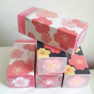 1 gomme kawaï, sakura, 5 x 2 cm