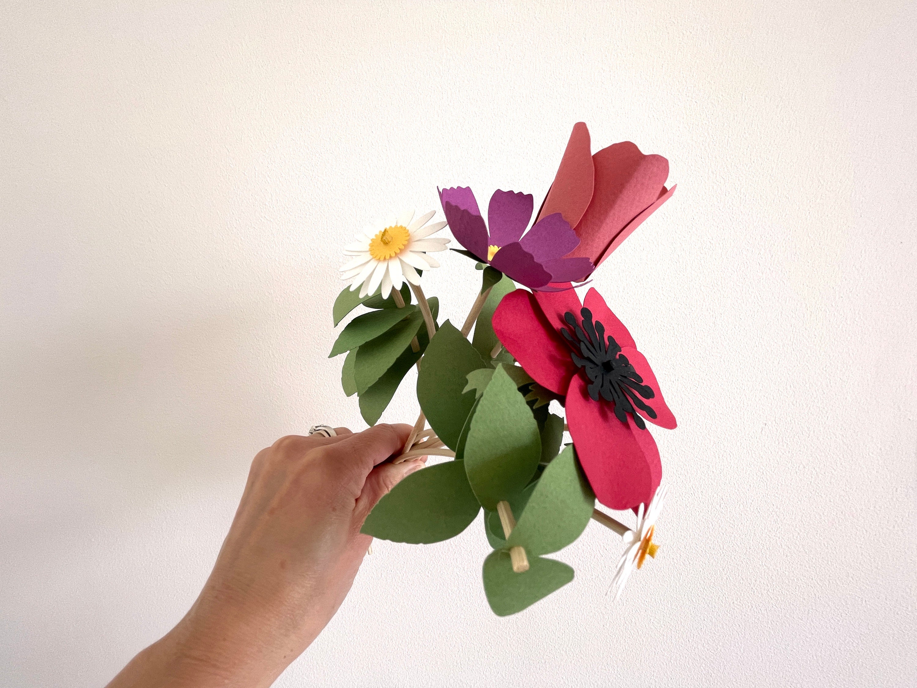 DIY kit paper flower bouquet