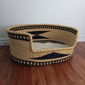 Large Dog Bed Basket | Woven Basket for Dog | Pet Bed| Pet Basket| Vegan Dog Bed