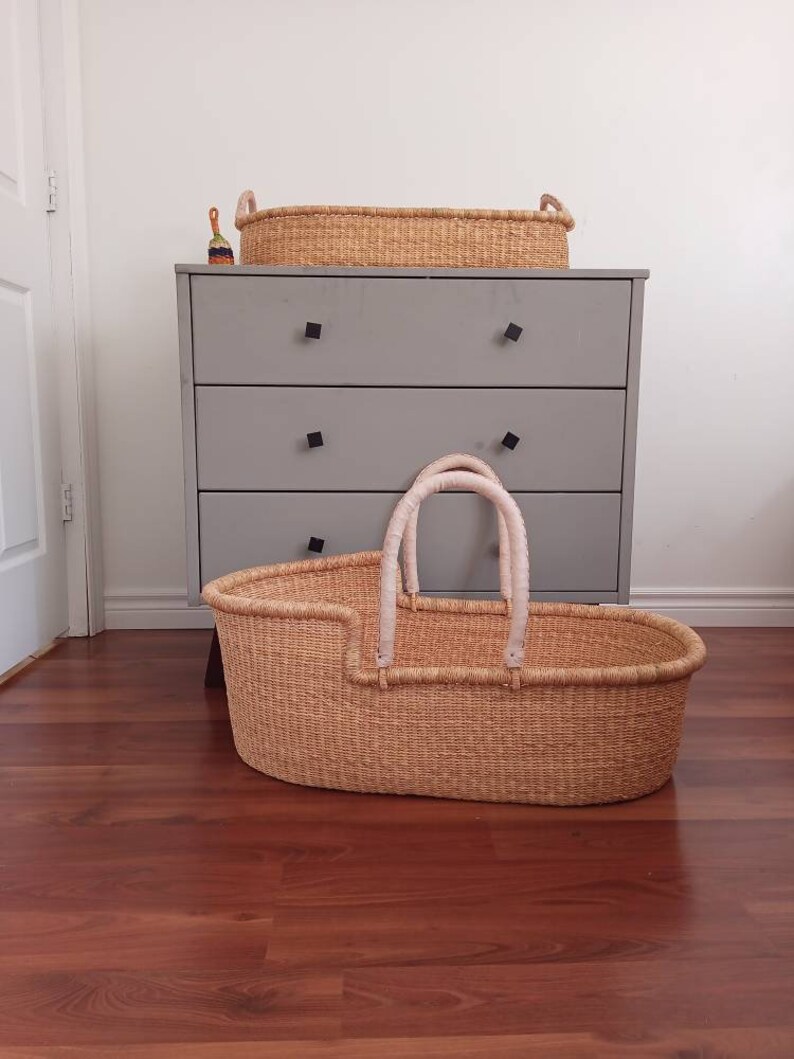 Moses Basket and Change Basket Set Etsy