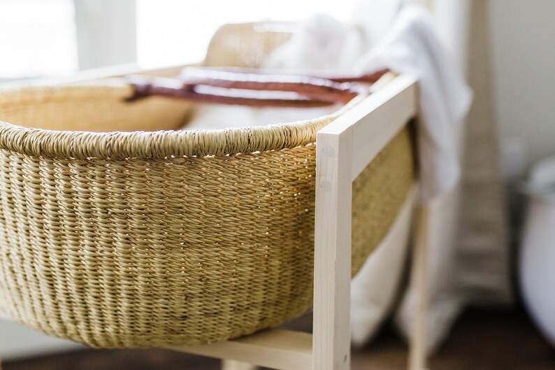 Baby Moses Basket Baby Baby Nest Straw Basket Etsy Canada