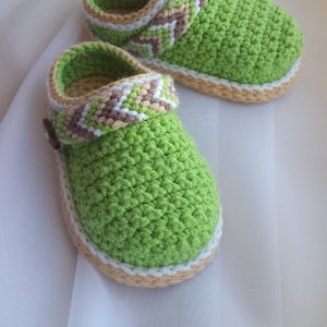 CROCHET PATTERN Baby Shoes, Crochet Booties, Baby Clogs, Tribal Baby Clogs, Crochet Clogs Pattern, Crochet Shoes Pattern, English only, DIY image 9