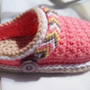 CROCHET PATTERN Baby Shoes, Crochet Booties, Baby Clogs, Tribal Baby Clogs, Crochet Clogs Pattern, Crochet Shoes Pattern, English only, DIY image 7