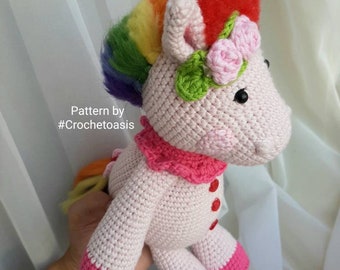 CROCHET PATTERN Pegasus Amigurumi, Crochet Pegasus, Crochet Horse Pattern, Pegasus Amigurumi, Pagasus Toy (English only)