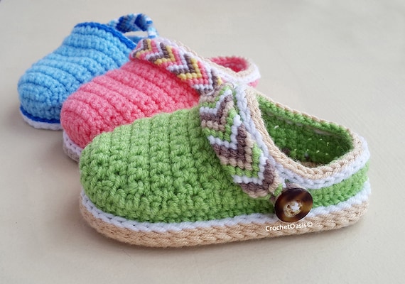 etsy crochet baby shoes