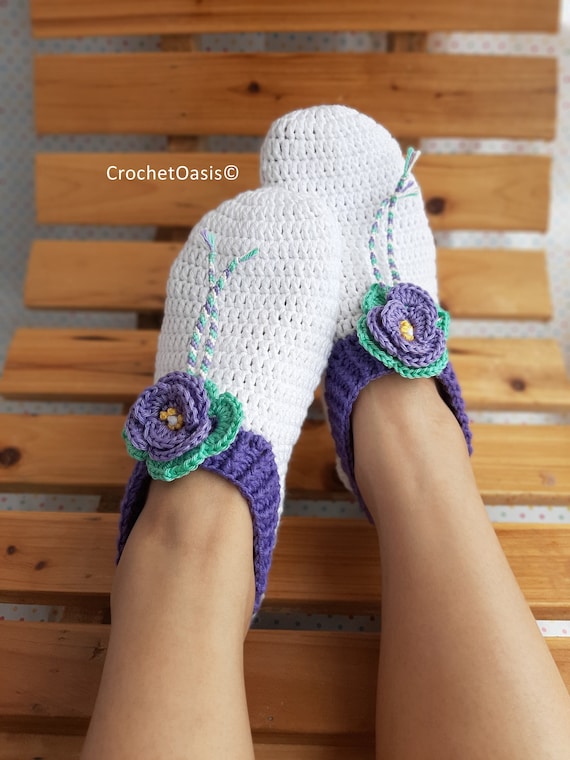 Crochet slip ons sales