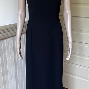90s Dress Black Y2K Bodycon Halter Top Dress -Byer Too