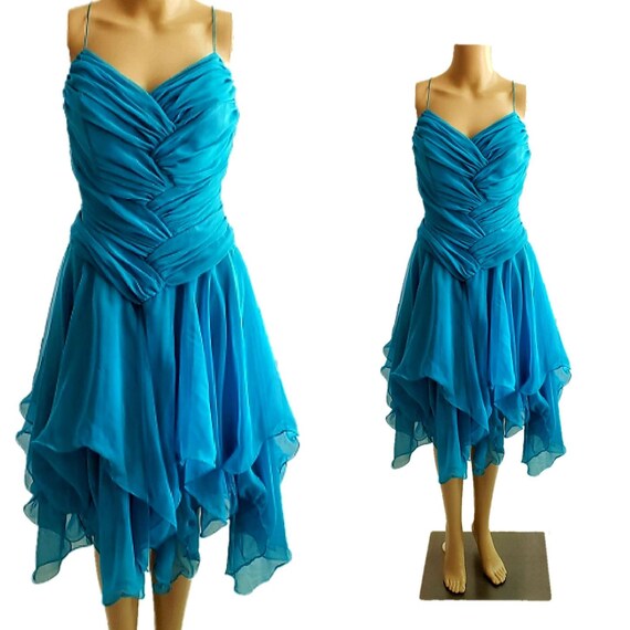 handkerchief prom dress