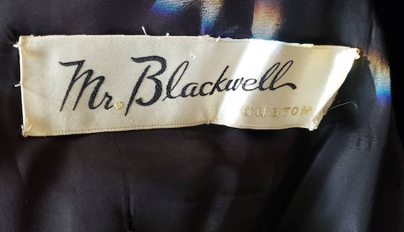 Vintage 60s Dress Mr. Blackwell  Rare Cocktail Dr… - image 8