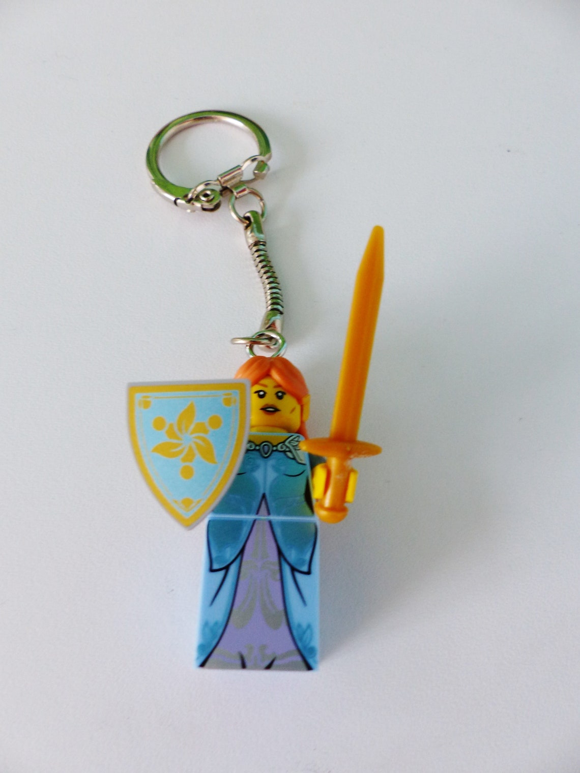 Keychain LEGO Figure Elf Warrior Keychain Keychain Etsy UK