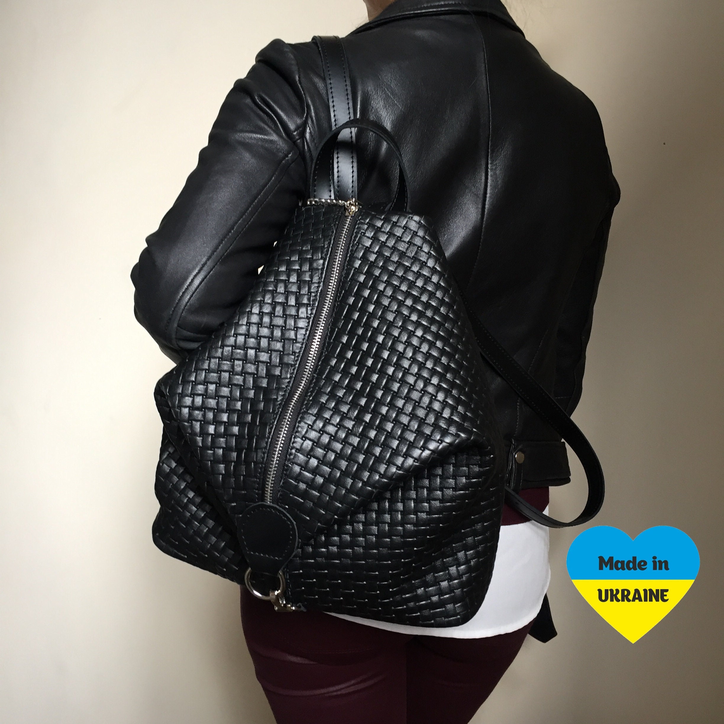 Femme Grand sac en cuir brillant TOTALLY Pieces Noir