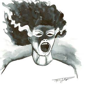 Bride of Frankenstein Art Print