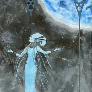 Diva Plava Laguna art print